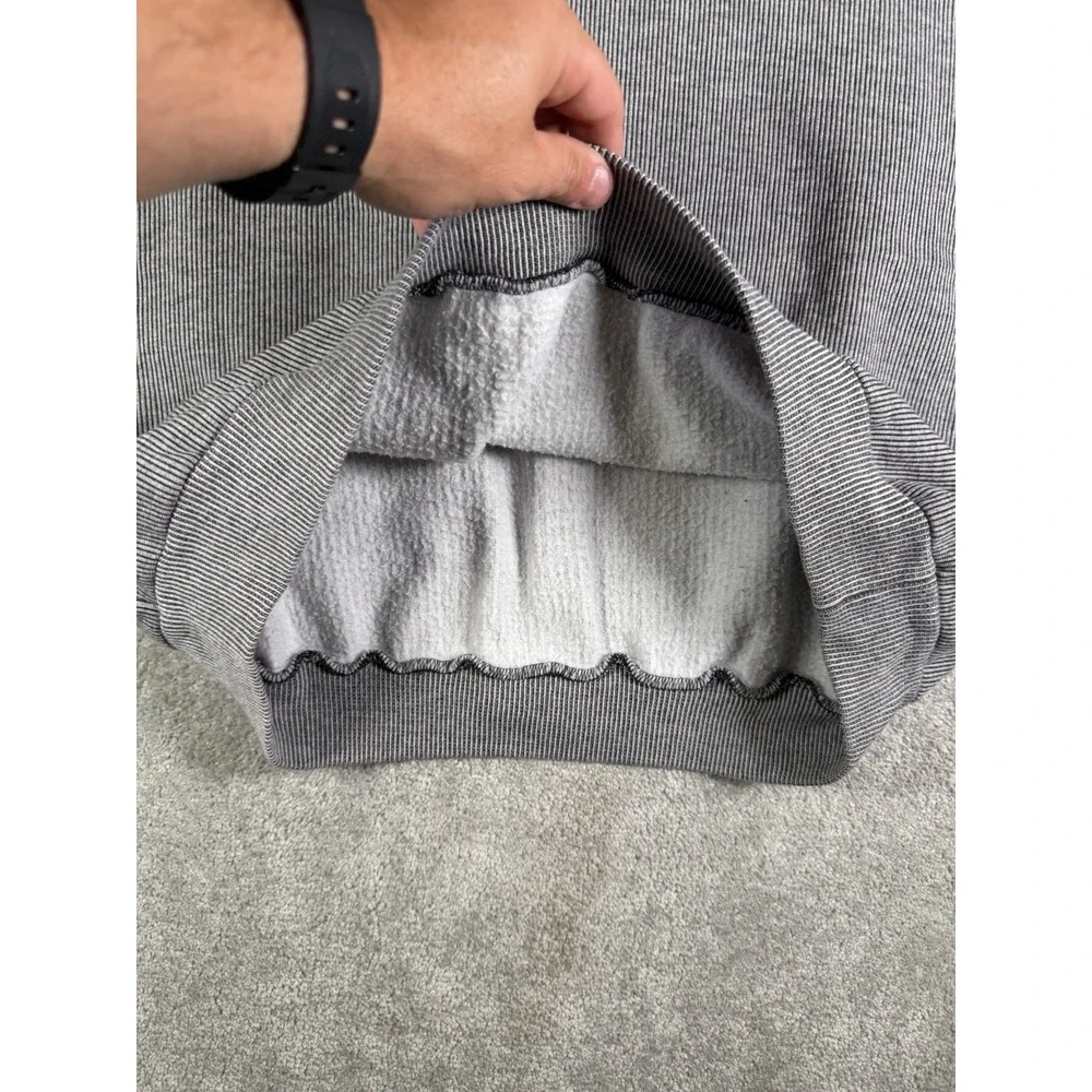 Nike Golf Men's Gray Grandpacore Preppy Retro V-Neck Ribbed Sweater Vest-XL Boxy